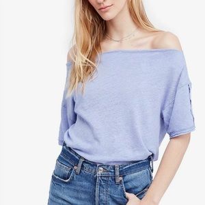 Free People she’s so cool Off-shoulder Top